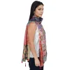 Anna-Kaci Women's Boho Floral Printed Scarf Fashion Fringed Colorful Shawl Wrap Scarves sold by Anna-Kaci
