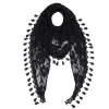 Anna-Kaci Women's Sheer Floral Lace Triangle Mantilla Scarf Lightweight Tassel Shawl Wrap Head Scarf sold by Anna-Kaci
