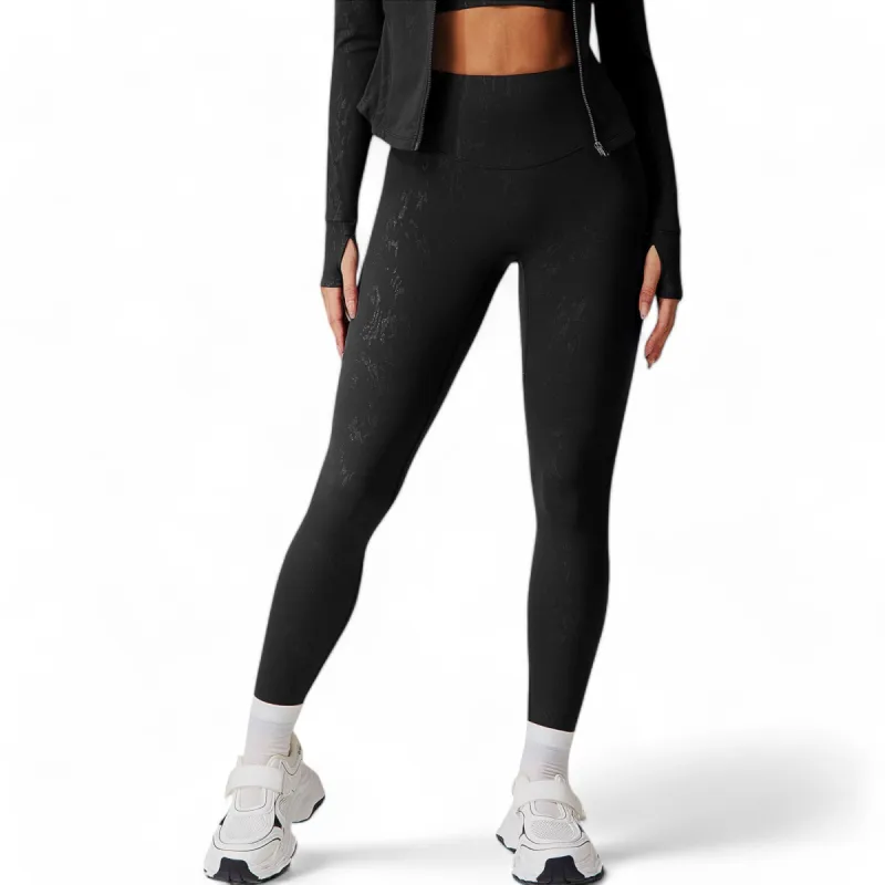 Anna-Kaci Women's High-Waist Textured Seamless Leggings sold by Anna-Kaci