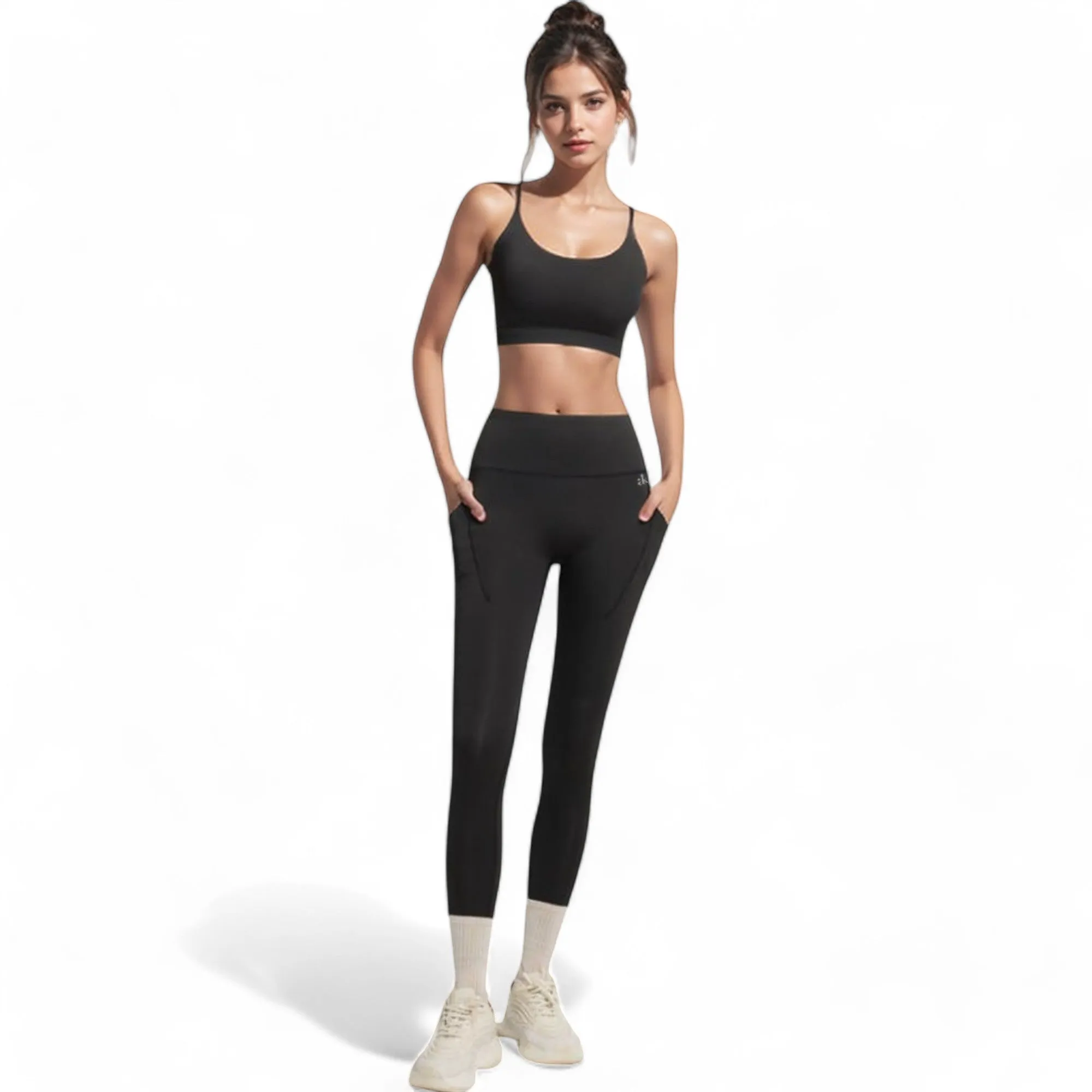Anna-Kaci Women's High Waist Active Leggings with Side Pockets sold by Anna-Kaci