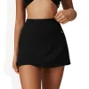 Anna-Kaci Women's High Waist Athletic Skort with Built-In Shorts and Side Slit sold by Anna-Kaci