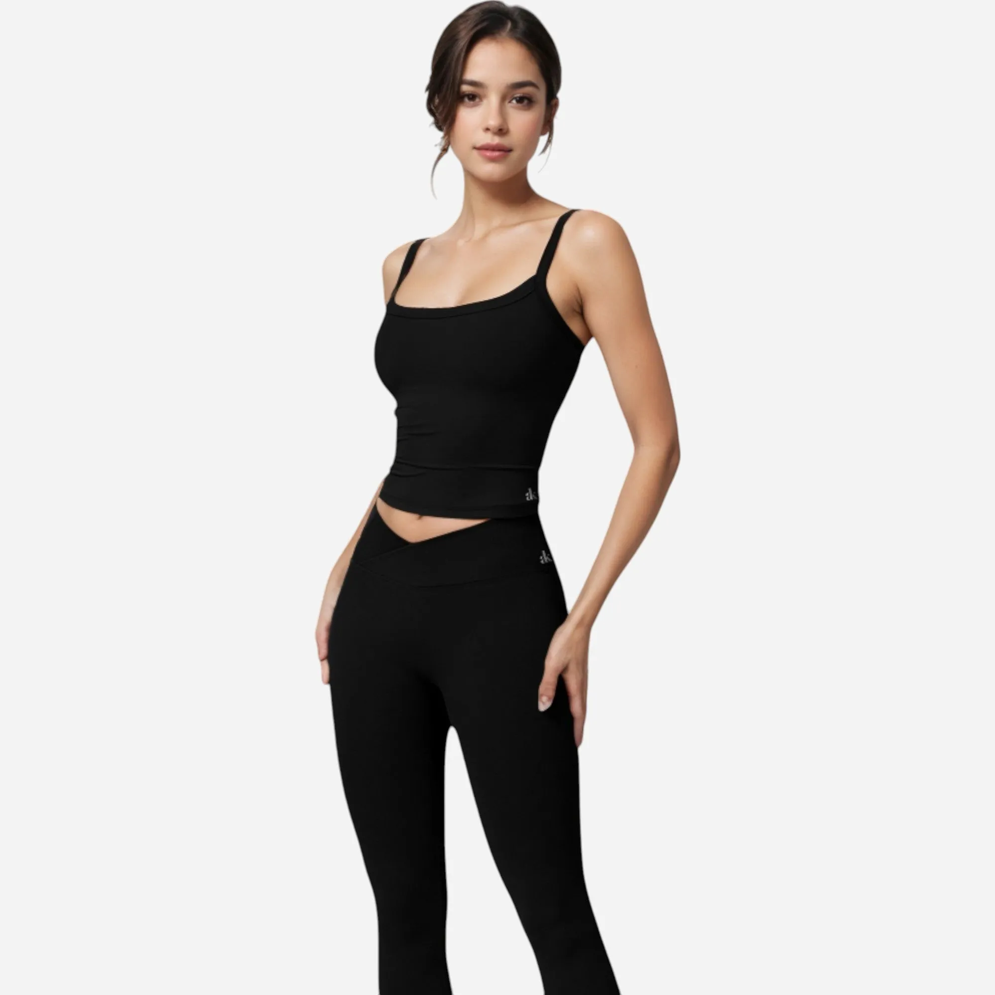 Anna-Kaci Women's Square Neck Tank Top with Spaghetti Straps sold by Anna-Kaci product image thumbnail 3