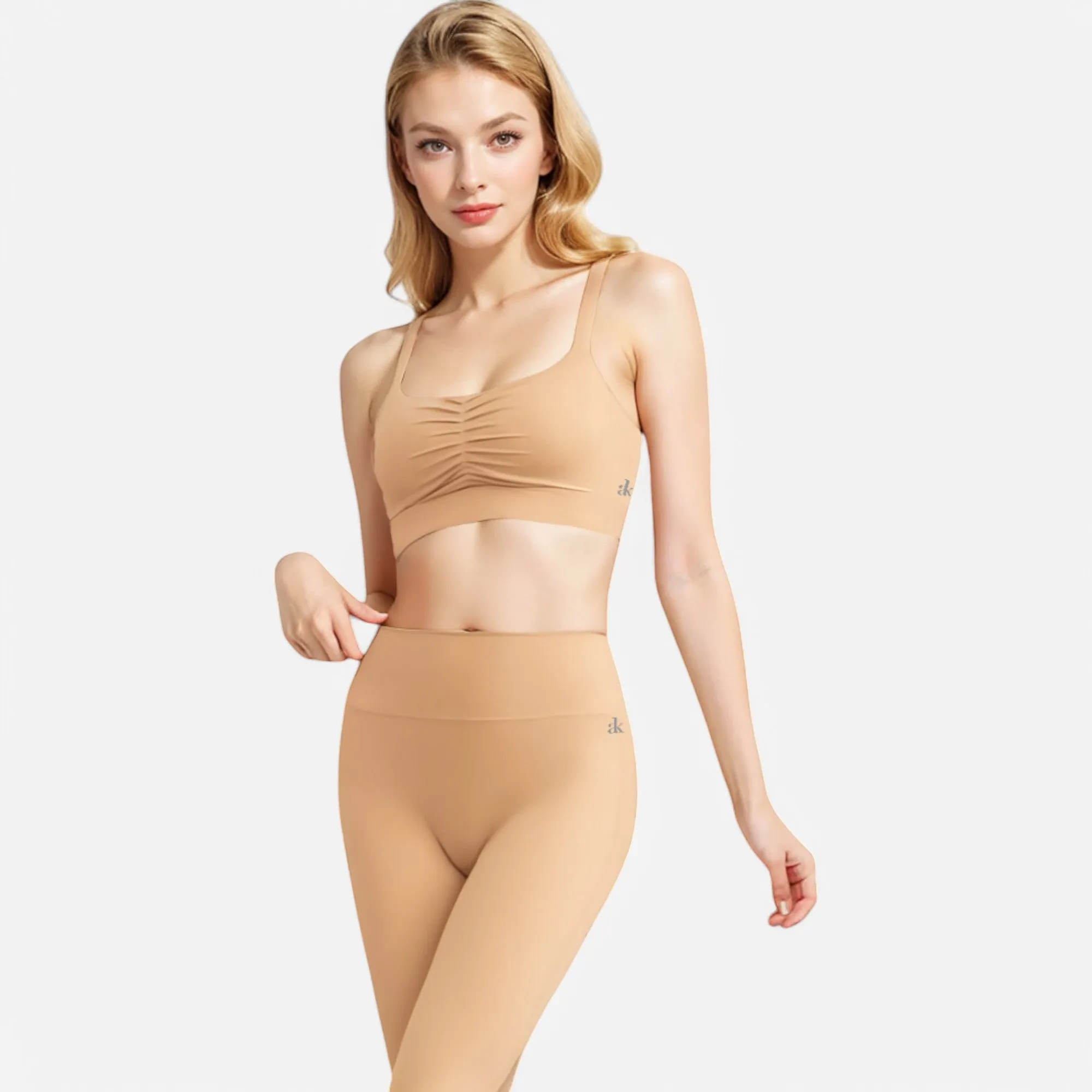 Anna-Kaci Women's Strappy Back Sports Bra with Crisscross Design sold by Anna-Kaci product image thumbnail 4