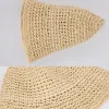 Anna-Kaci Crochet Raffia Bucket Hat Lightweight Foldable Wide Brim Sun Hat for Stylish Summer Protection sold by Anna-Kaci