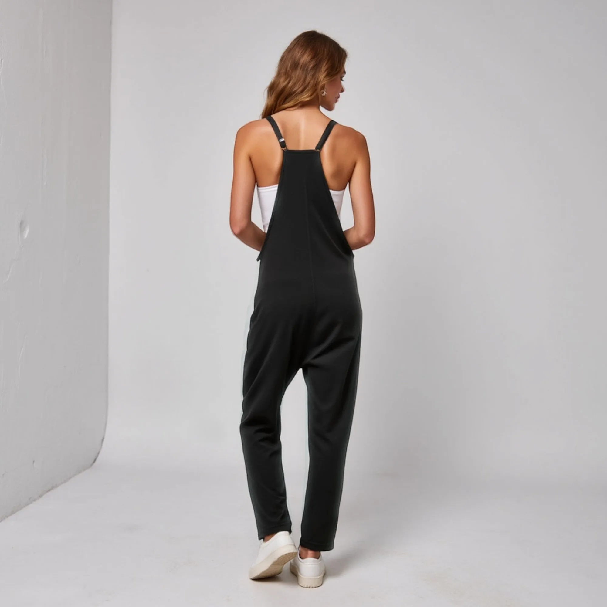 Anna-Kaci Women's Loose Fit Overalls with Adjustable Straps and Side Pockets sold by Anna-Kaci product image thumbnail 3