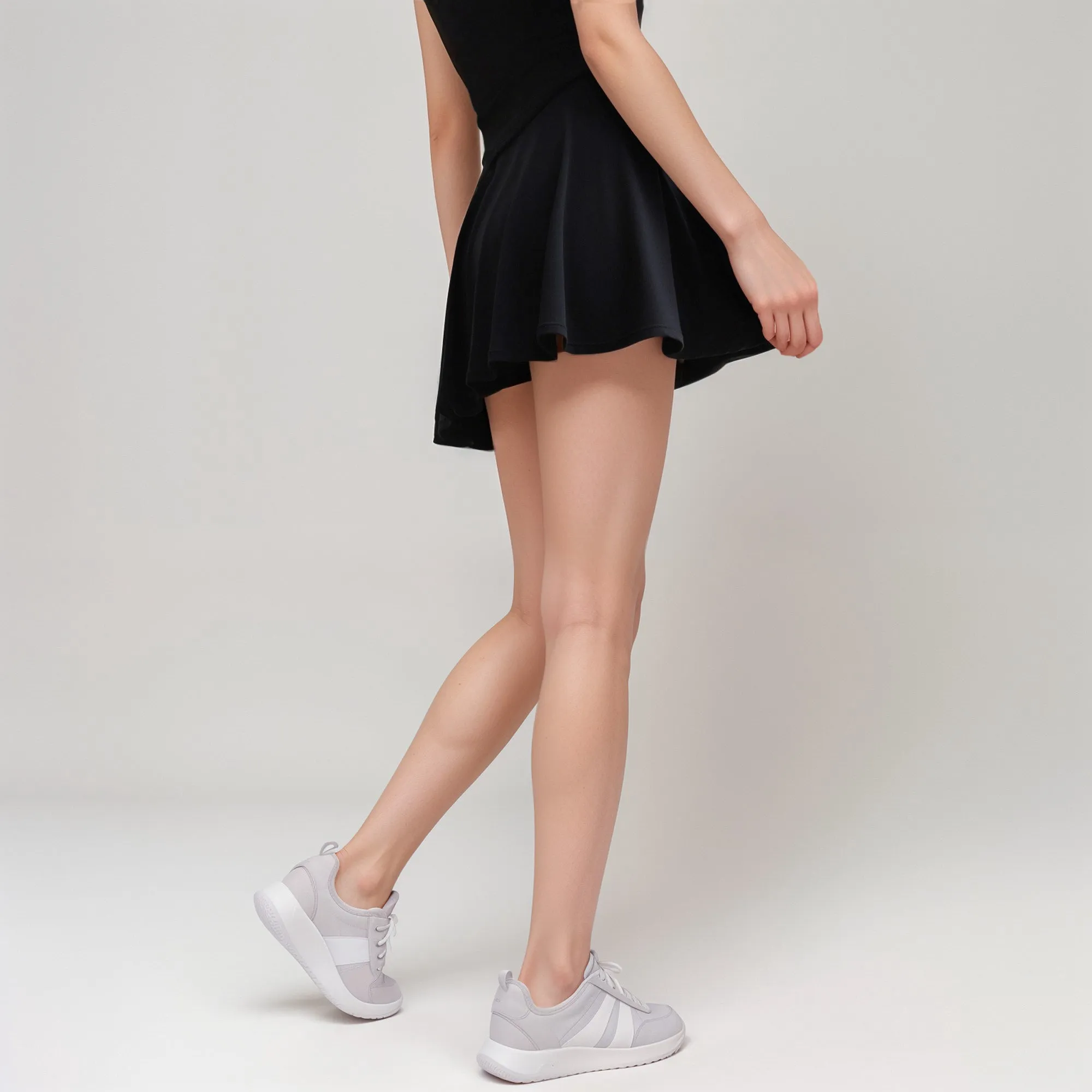 Anna-Kaci Active Women's Flowy Active Skirt with Smooth High Waistband and Lightweight Stretch Fabric sold by Anna-Kaci product image thumbnail 3