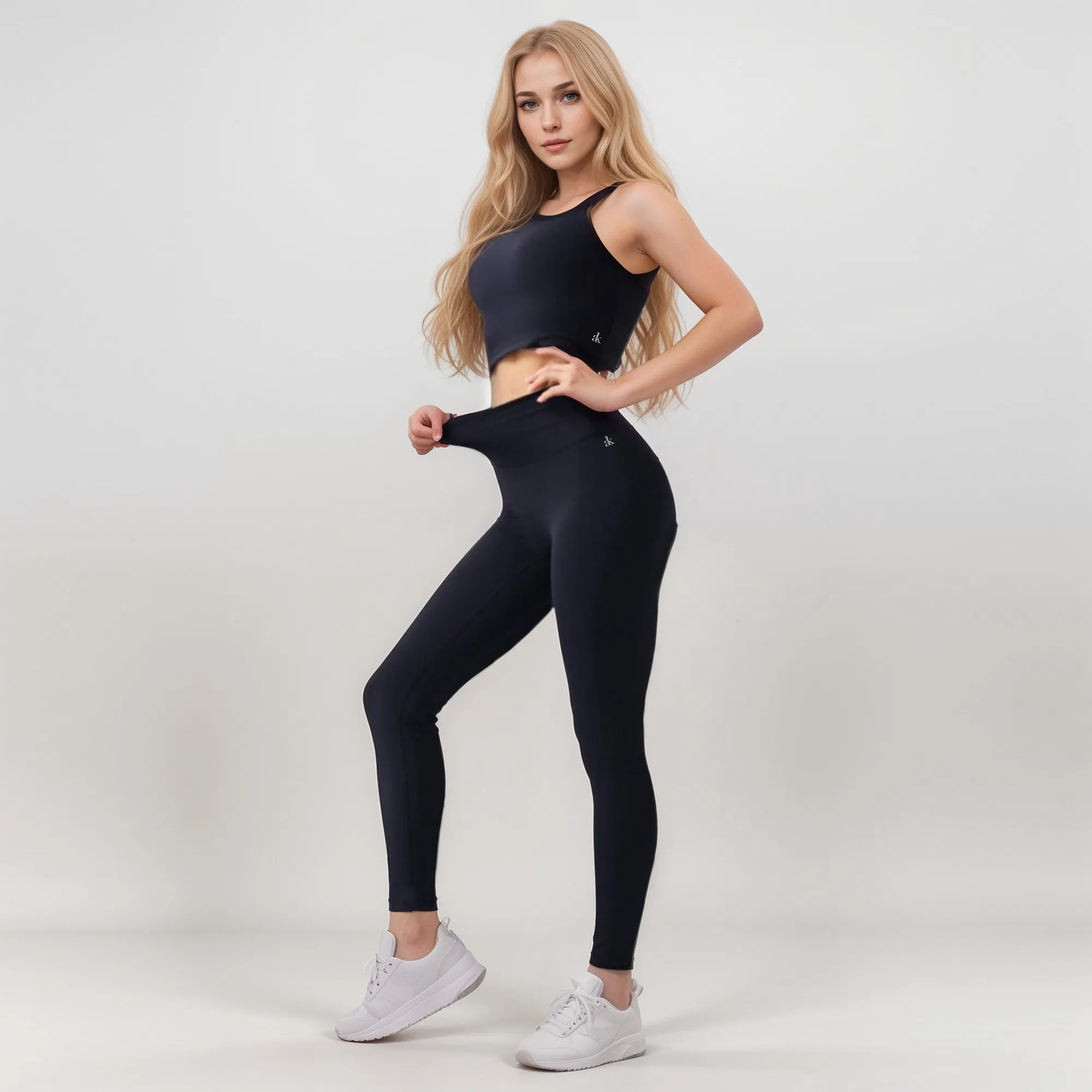 Anna-Kaci Active Women's High Waist Seamless Leggings with Full-Length Ankle Fit sold by Anna-Kaci product image thumbnail 3