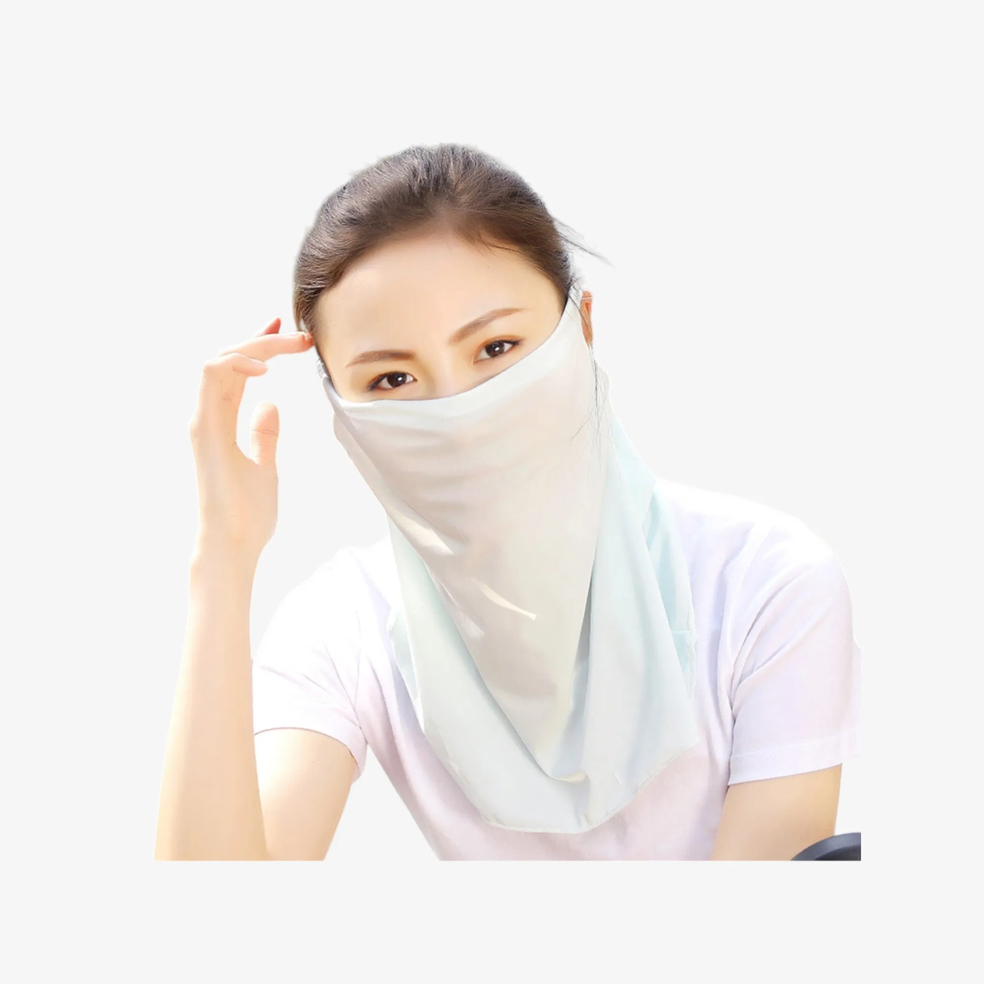 Anna-Kaci Women's Lightweight Face Cover Scarf with Floral Print sold by Anna-Kaci product image thumbnail 5