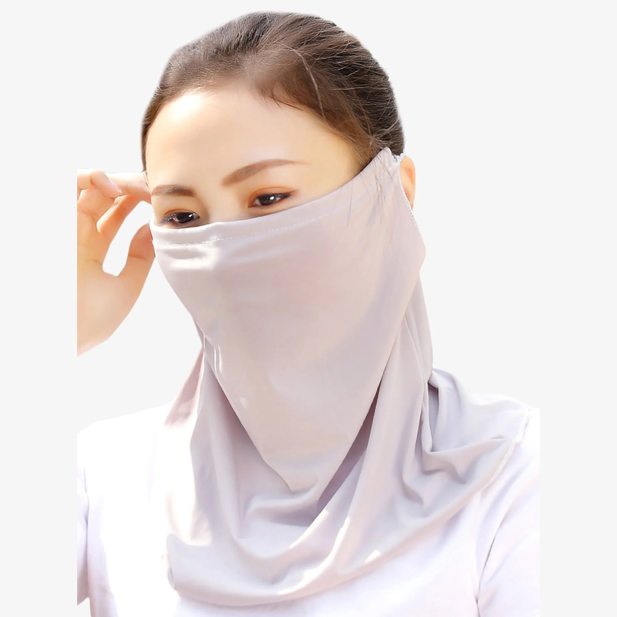 Anna-Kaci Women's Lightweight Face Cover Scarf with Floral Print sold by Anna-Kaci product image thumbnail 3