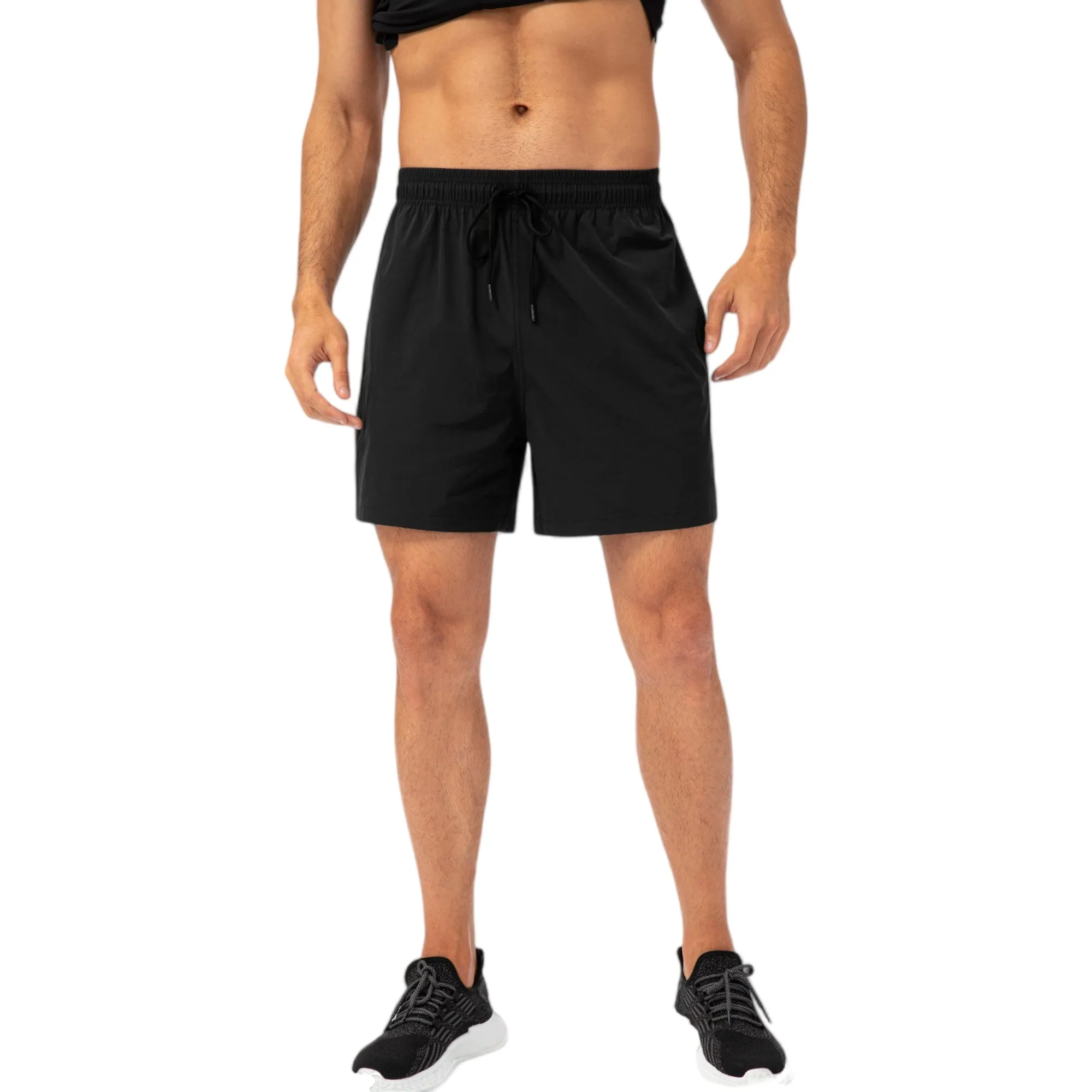 Anna-Kaci Active Men's Drawstring Waist Quick-Dry Shorts with Elastic Band and Side Pockets sold by Anna-Kaci product image thumbnail 2