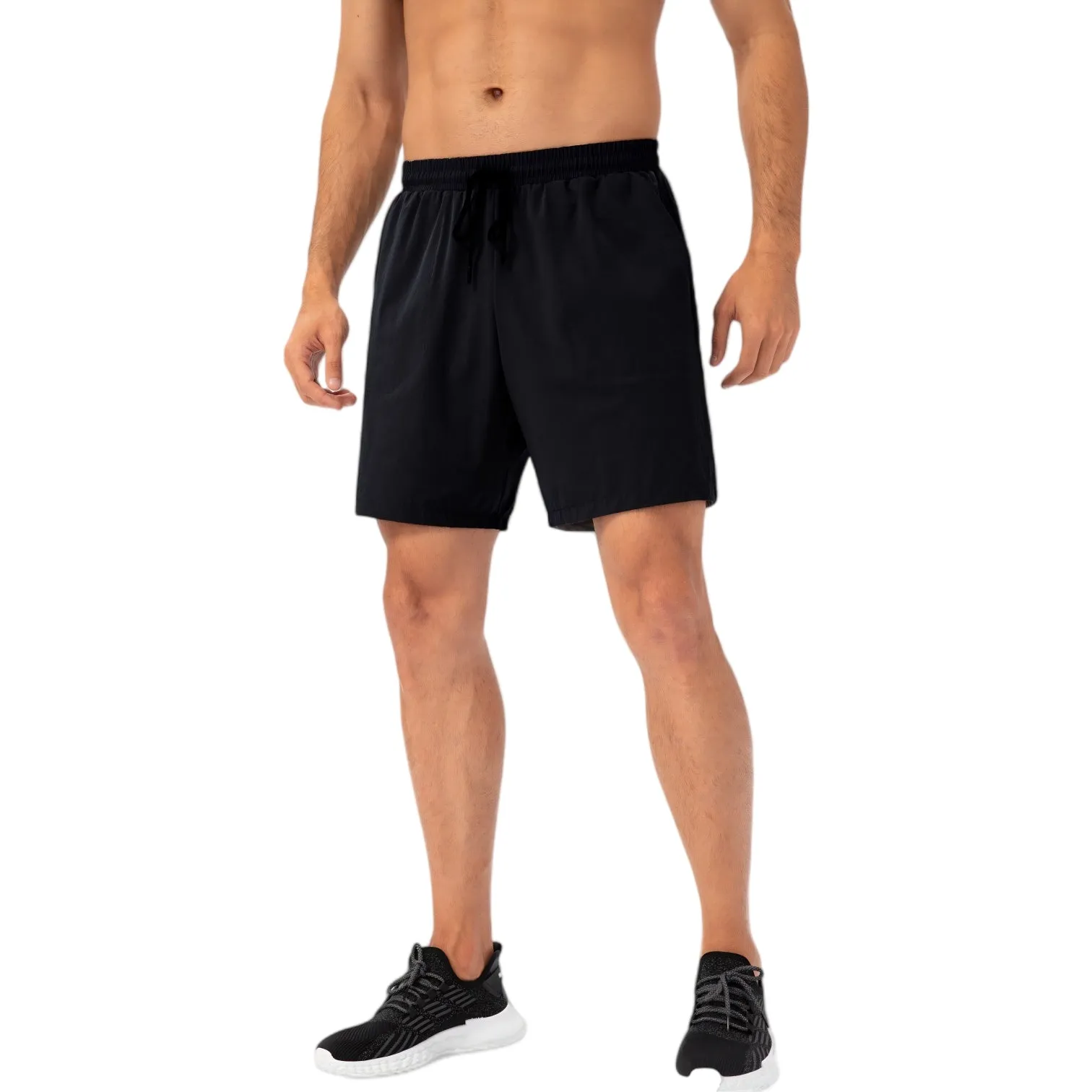 Anna-Kaci Active Men's Lightweight Quick-Dry Shorts with Elastic Drawstring Waist and Side Pockets sold by Anna-Kaci product image thumbnail 2