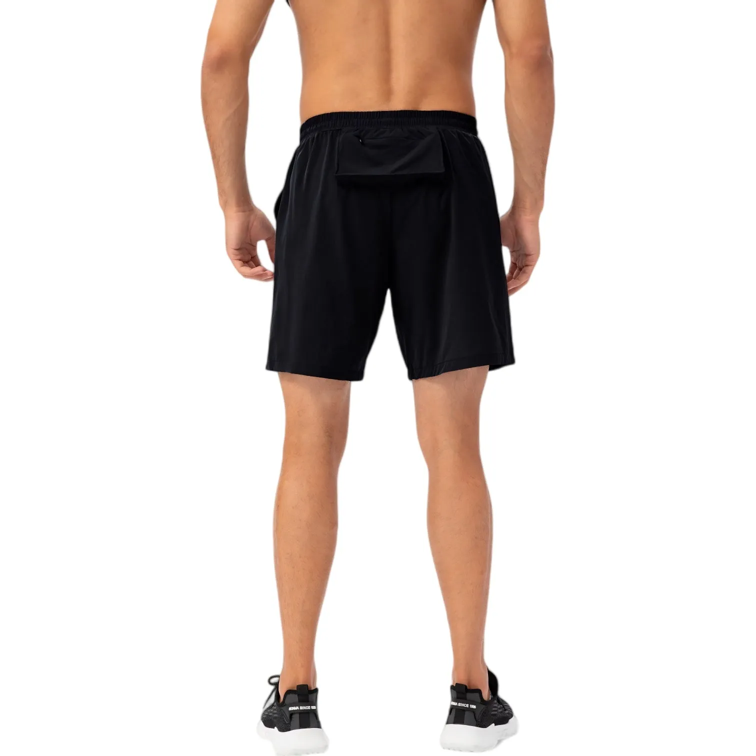 Anna-Kaci Active Men's Lightweight Quick-Dry Shorts with Elastic Drawstring Waist and Side Pockets sold by Anna-Kaci product image thumbnail 3