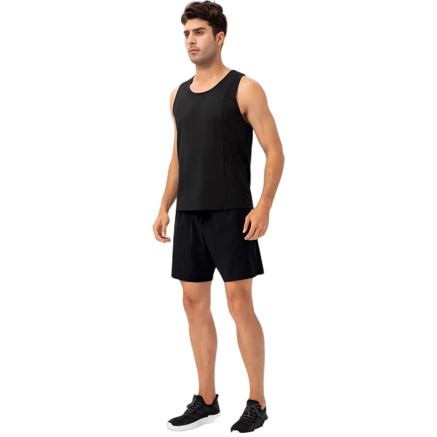 Anna-Kaci Active Men's Lightweight Quick-Dry Shorts with Elastic Drawstring Waist and Side Pockets sold by Anna-Kaci product image thumbnail 4
