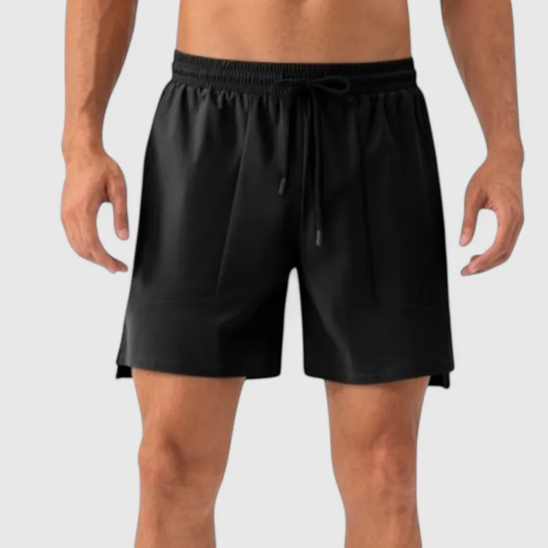 Anna-Kaci Active Men's Quick Dry Training Shorts with Elastic Waistband Adjustable Drawstring and Side Vents sold by Anna-Kaci