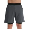 Anna-Kaci Active Men's 2-in-1 Performance Training Shorts with Inner Compression Liner and Adjustable Drawstring Waist sold by Anna-Kaci