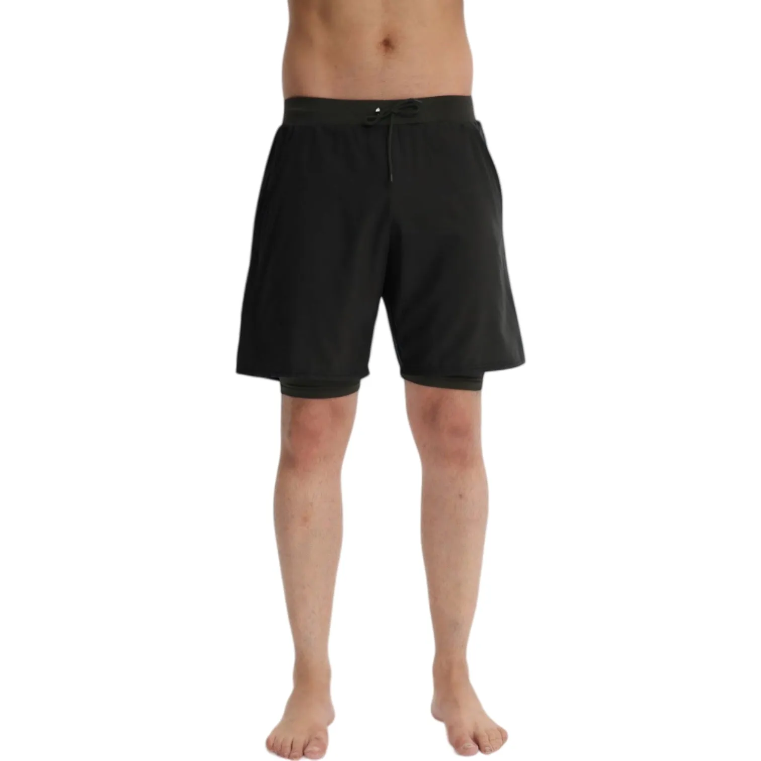 Anna-Kaci Active Men's 2-in-1 Performance Training Shorts with Inner Compression Liner and Adjustable Drawstring Waist sold by Anna-Kaci product image thumbnail 2
