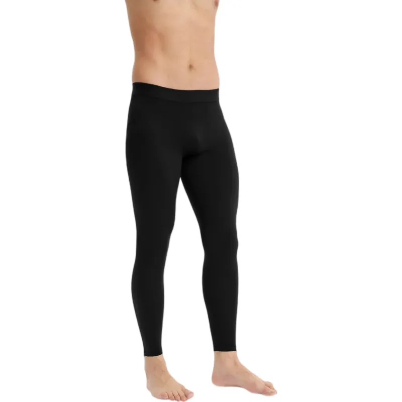 Anna-Kaci Active Men's Full Length Seamless Compression Leggings with Smooth Wide Waistband and Second-Skin Fit sold by Anna-Kaci