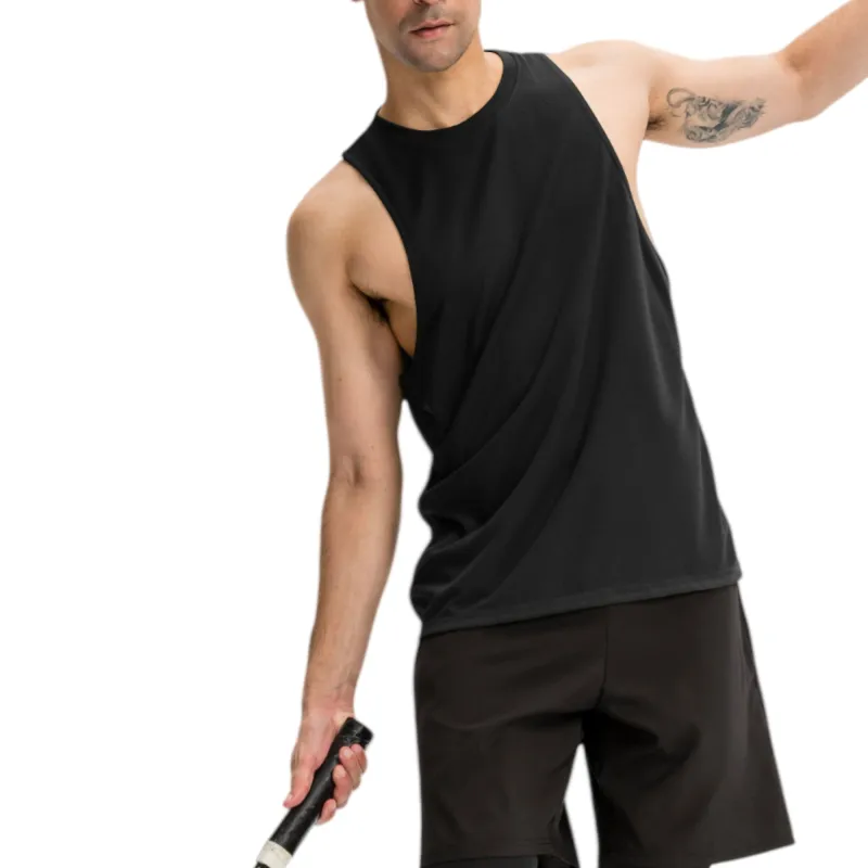 Anna-Kaci Active Men's Muscle Workout Tank Top with Deep Armholes and Lightweight Breathable Fabric sold by Anna-Kaci