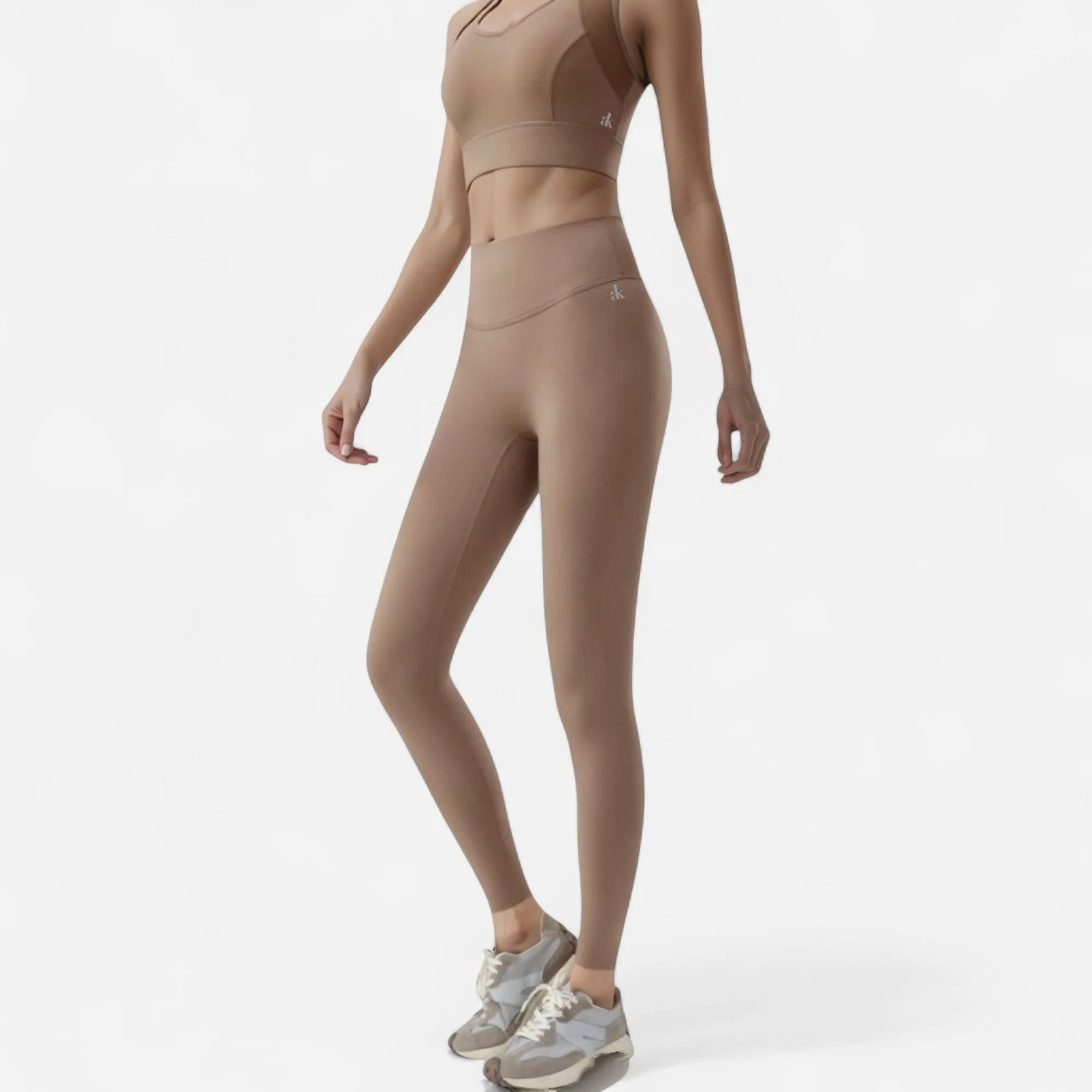 Anna-Kaci Women's High Waist Full-Length Leggings with Wide Waistband and Seamless Compression Fit sold by Anna-Kaci product image thumbnail 5