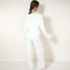 Anna-Kaci Lounge Women's Heart Print Long Sleeve Cropped Top and Wide Leg Pajama Pants Lounge Set sold by Anna-Kaci