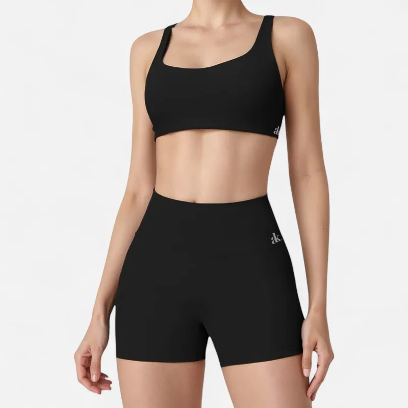 Anna-Kaci Active Women's Scoop Neck Sports Crop Top with Wide Shoulder Straps and Seamless Fit sold by Anna-Kaci