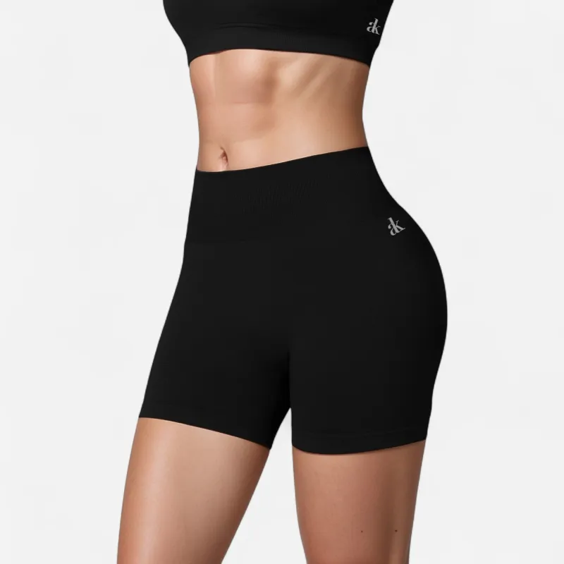 Anna-Kaci Active Women's High Waist Seamless Biker Shorts with Ribbed Waistband and Body-Hugging Fit sold by Anna-Kaci