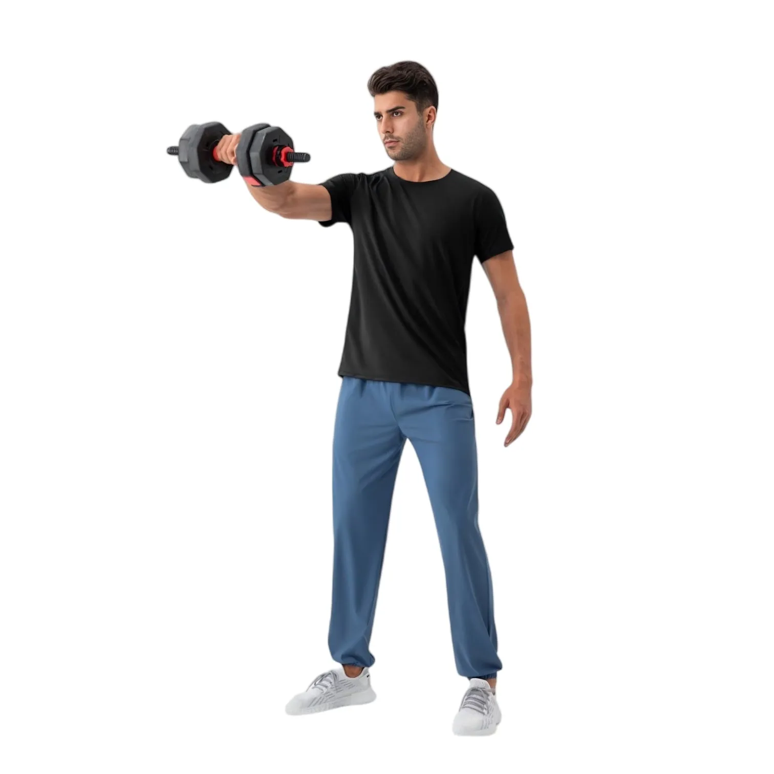 Anna-Kaci Active Men's Classic Fit Athletic T-Shirt with Quick-Dry Fabric and Short Sleeves sold by Anna-Kaci product image thumbnail 5