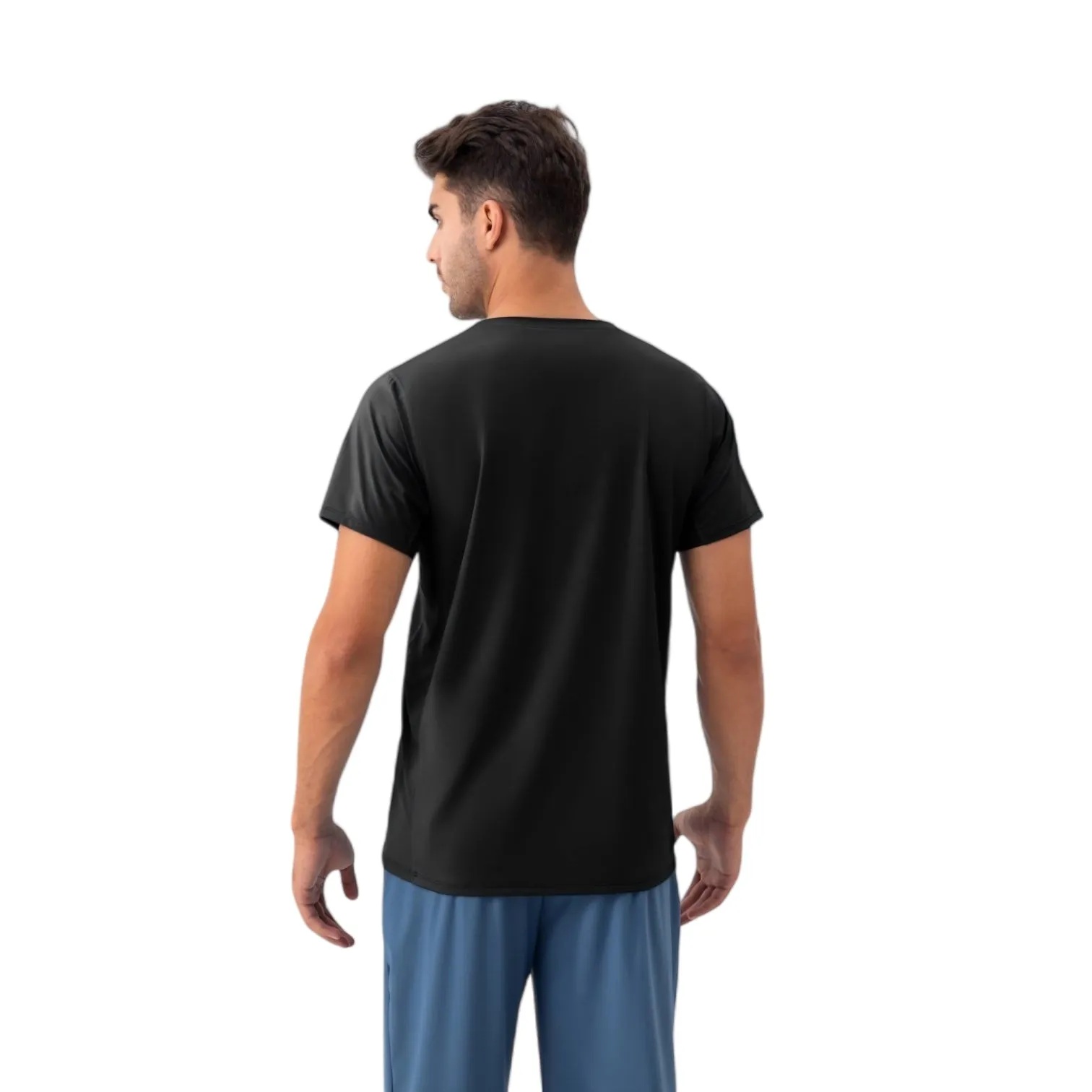 Anna-Kaci Active Men's Classic Fit Athletic T-Shirt with Quick-Dry Fabric and Short Sleeves sold by Anna-Kaci product image thumbnail 4