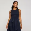 Anna-Kaci Women's Sleeveless Crew Neck Fit and Flare Midi Dress with Gathered Waist and Pockets sold by Anna-Kaci