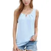 Anna-Kaci Women's Sleeveless V-Neck Mini Jumper Dress with Ribbed Knit Texture and A-Line Silhouette sold by Anna-Kaci