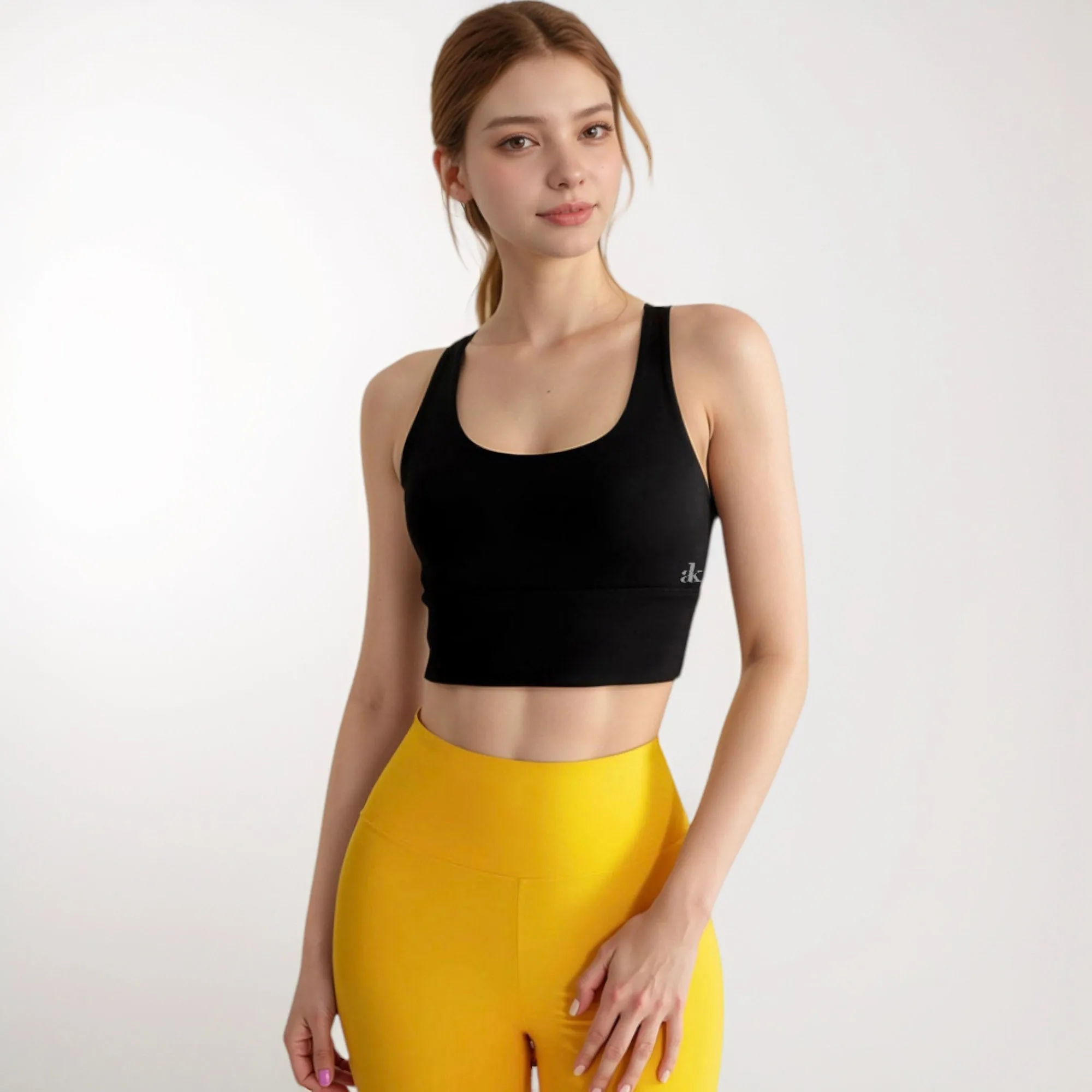 Anna-Kaci Active Women's Crisscross Back Sports Bra with Wide Elastic Band and Supportive Straps for Activewear sold by Anna-Kaci product image thumbnail 4