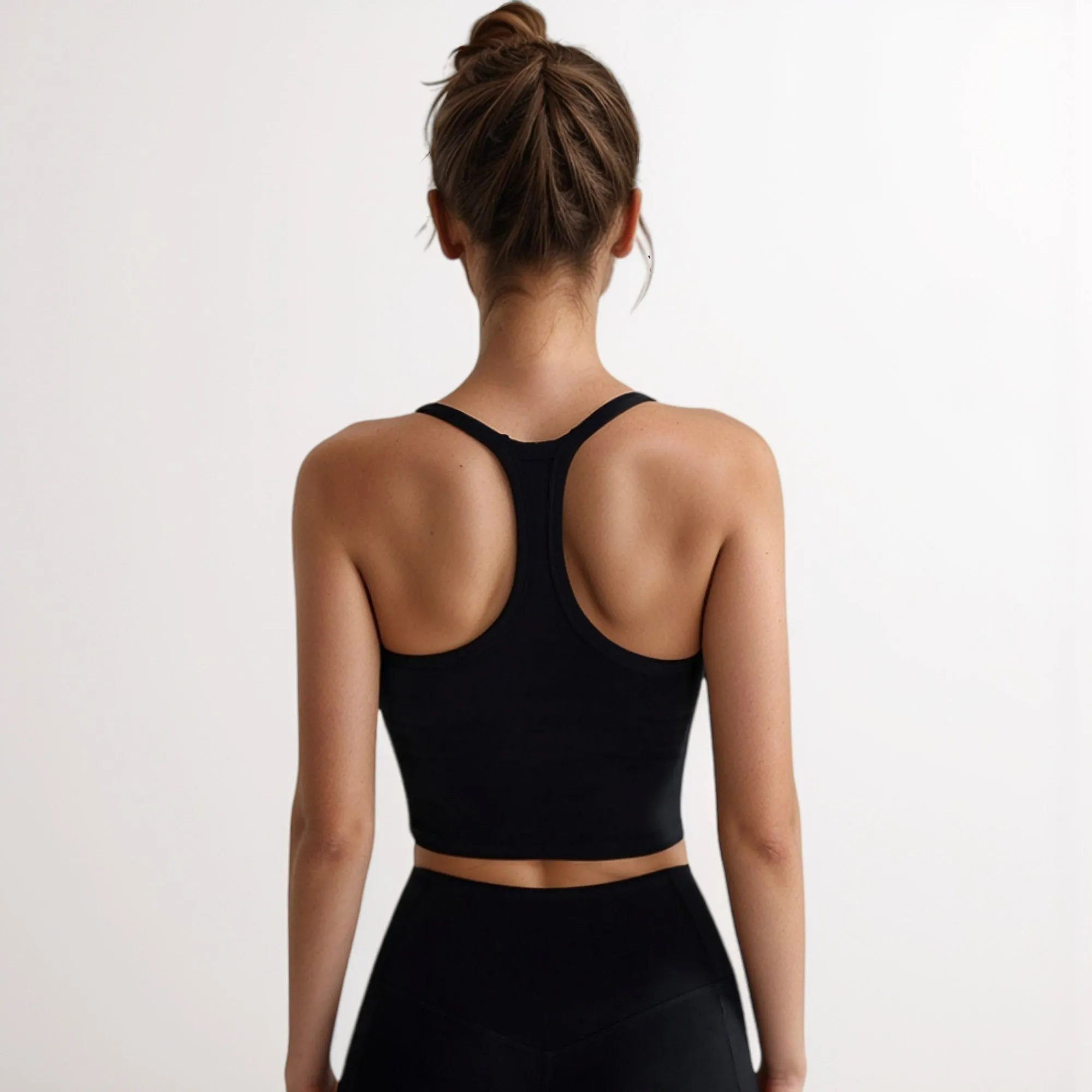 Anna-Kaci Active Women's Cropped Sports Tank Top with Thin Straps and Scoop Neck for Everyday Activewear sold by Anna-Kaci product image thumbnail 5