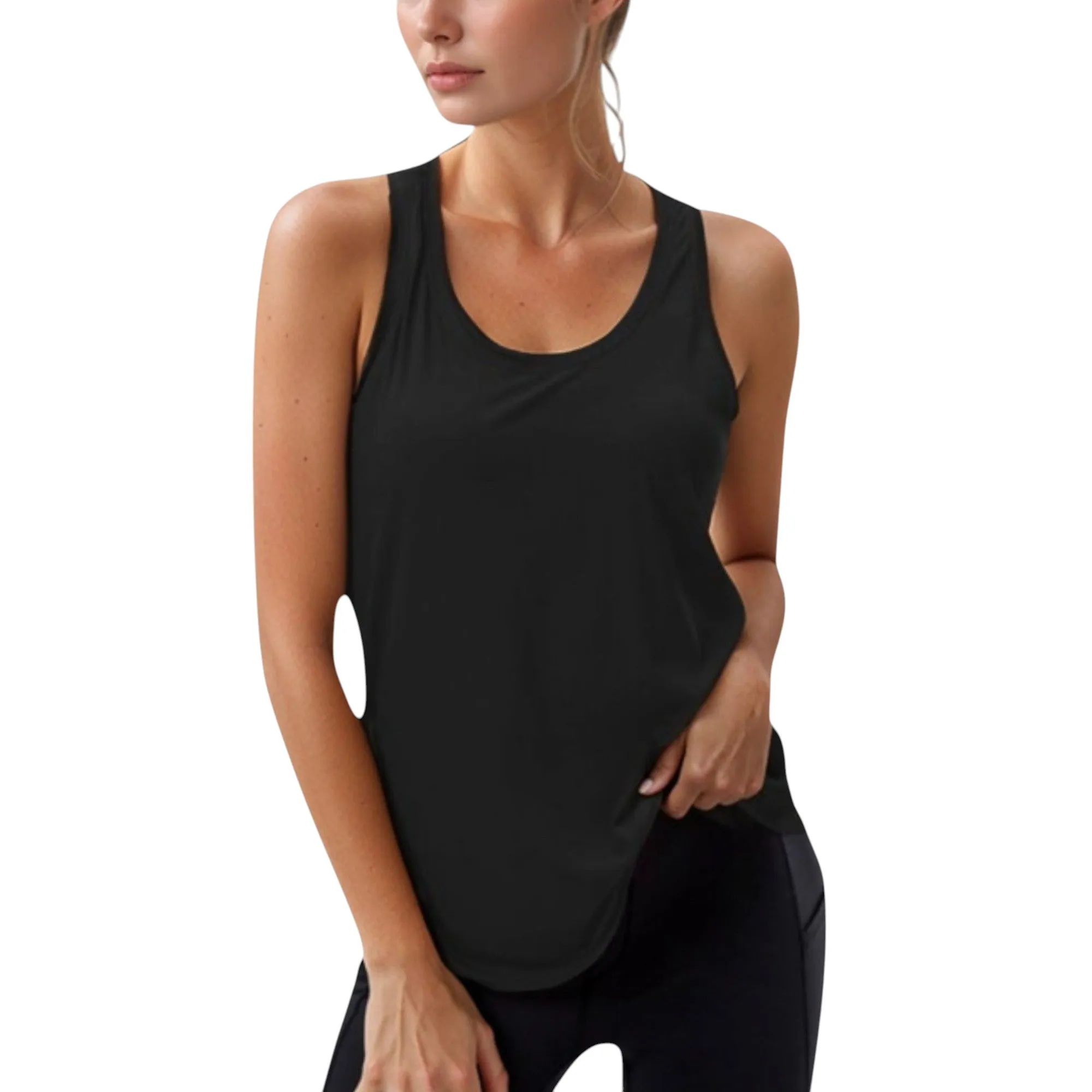 Anna-Kaci Active Women's Sleeveless Scoop Neck Workout Tank Top for Active and Casual Wear sold by Anna-Kaci