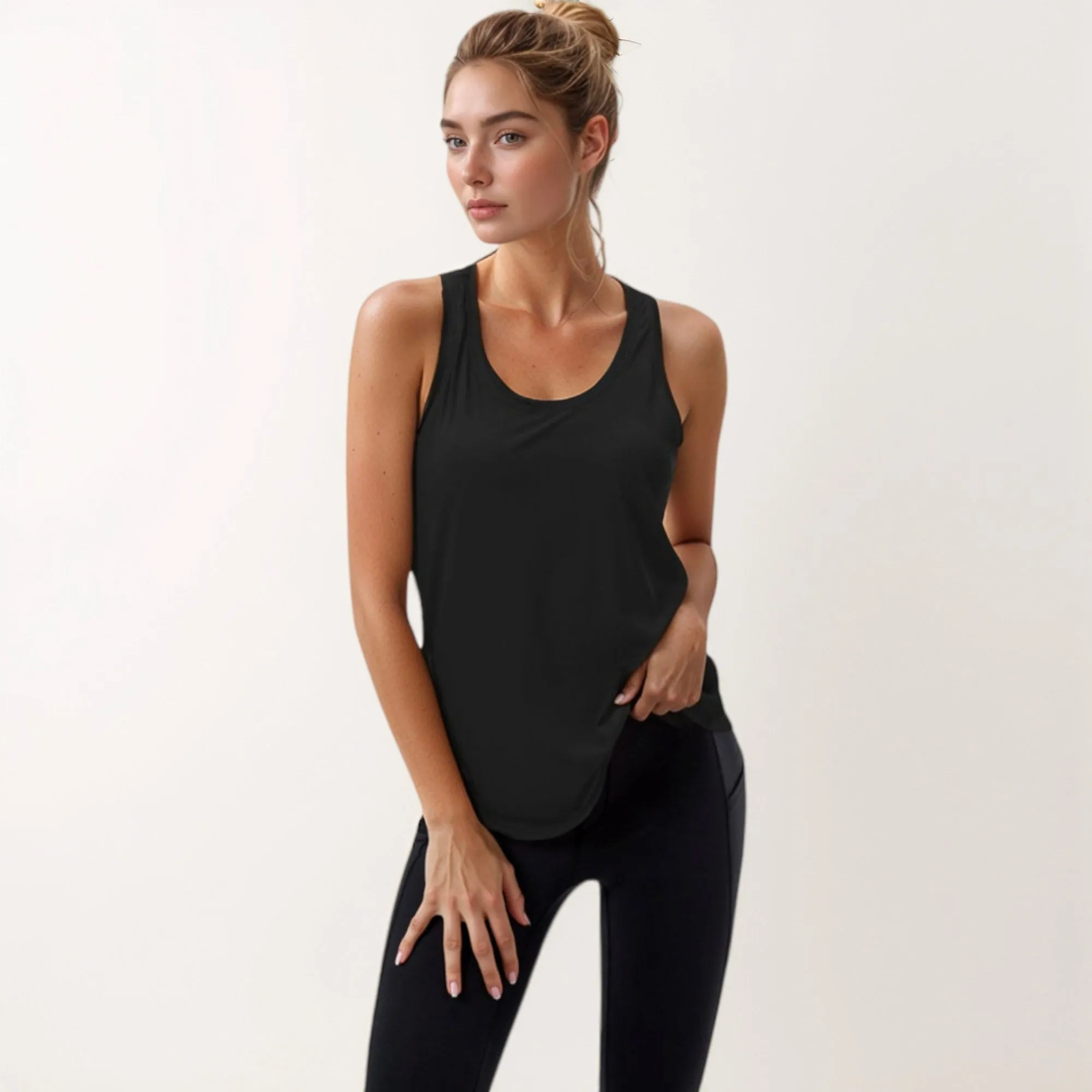 Anna-Kaci Active Women's Sleeveless Scoop Neck Workout Tank Top for Active and Casual Wear sold by Anna-Kaci product image thumbnail 2