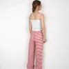 Anna-Kaci Lounge Women's Striped Drawstring Lounge Pants with Wide Leg and Soft Stretch Fabric sold by Anna-Kaci