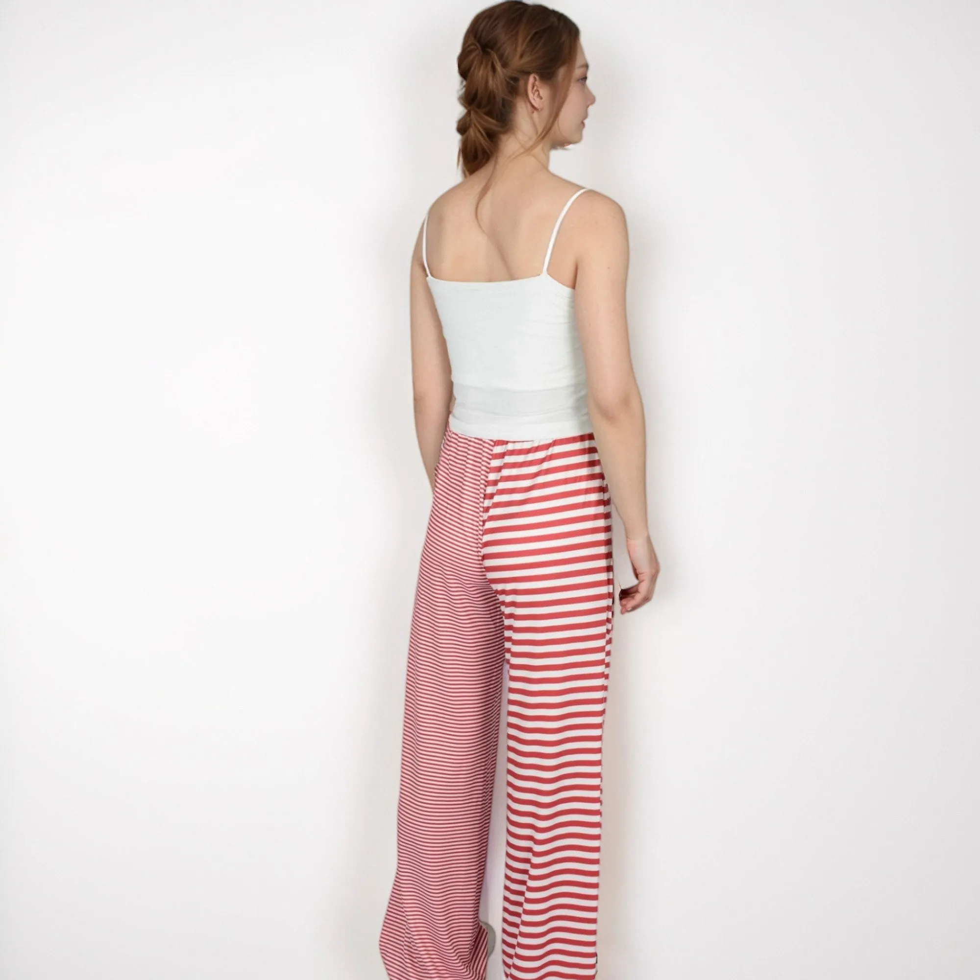 Anna-Kaci Lounge Women's Striped Drawstring Lounge Pants with Wide Leg and Soft Stretch Fabric sold by Anna-Kaci product image thumbnail 5
