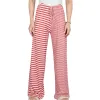 Anna-Kaci Lounge Women's Striped Drawstring Lounge Pants with Wide Leg and Soft Stretch Fabric sold by Anna-Kaci
