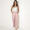 Anna-Kaci Lounge Women's Vertical Stripe Lounge Pants with Drawstring Waist and Relaxed Fit sold by Anna-Kaci
