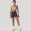 Anna-Kaci Women's High Waist Ribbed Seamless Biker Shorts with Stretch Fabric and Smooth Fit sold by Anna-Kaci