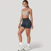 Anna-Kaci Women's High Waist Ribbed Seamless Biker Shorts with Stretch Fabric and Smooth Fit sold by Anna-Kaci