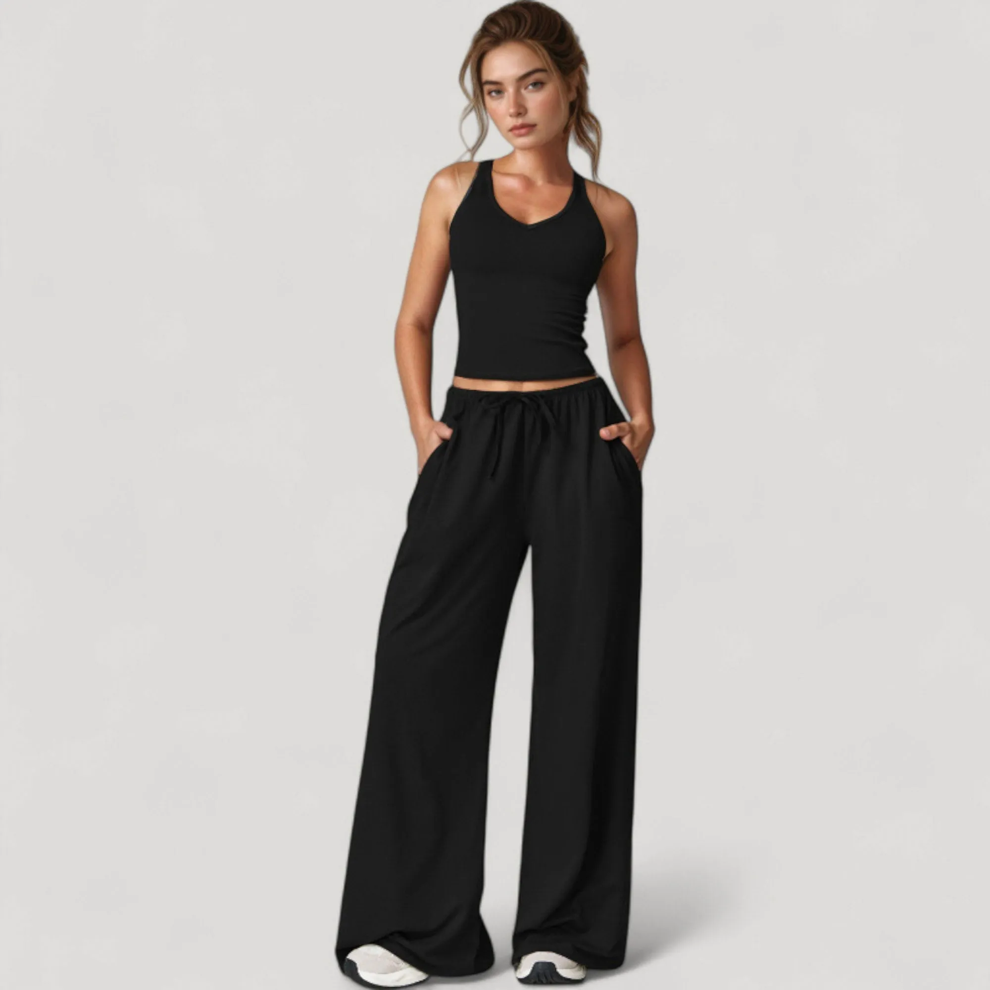 Anna-Kaci Active Women's Cropped Active Tank Top with Built-In Bra and Racerback Design - Small, Brown sold by Anna-Kaci product image thumbnail 4