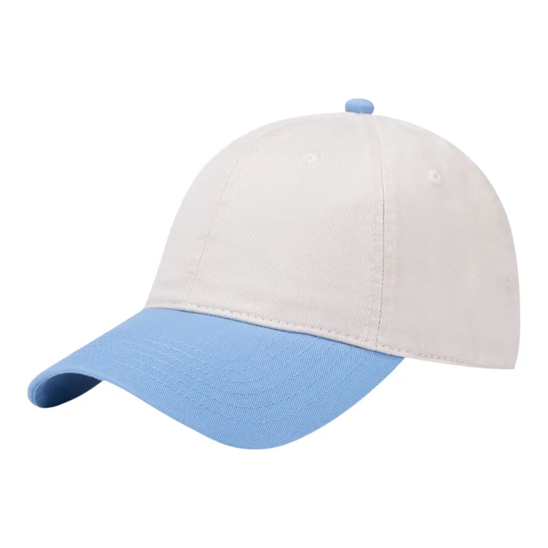 Anna-Kaci Unisex Classic Two-Tone Baseball Cap with Curved Brim and Adjustable Buckle Strap sold by Anna-Kaci