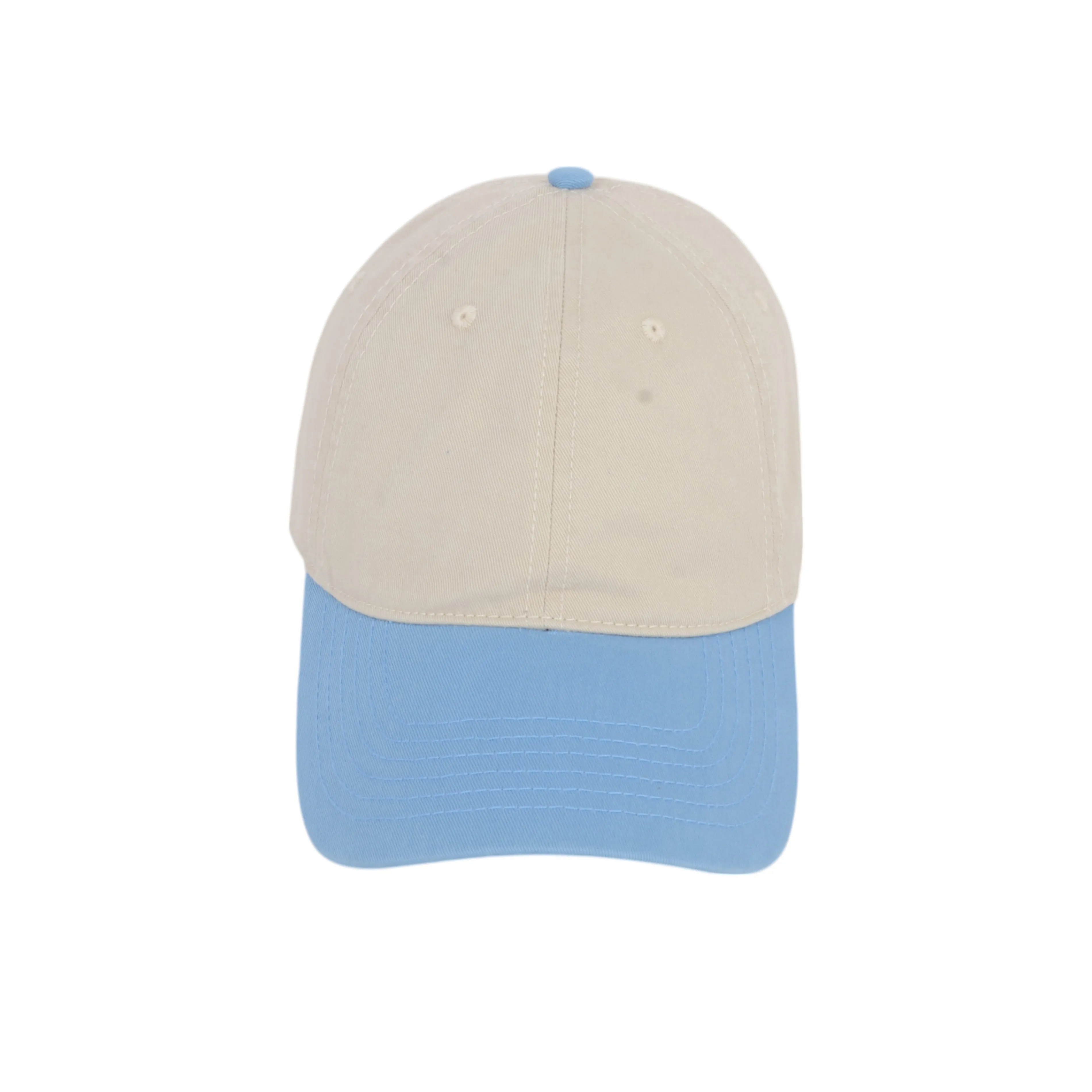 Anna-Kaci Unisex Classic Two-Tone Baseball Cap with Curved Brim and Adjustable Buckle Strap sold by Anna-Kaci product image thumbnail 3