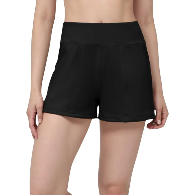 Anna-Kaci Active Women's High Waist Performance Shorts with Wide Waistband and Side Pockets for Active Comfort sold by Anna-Kaci