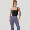 Anna-Kaci Active Women's Ribbed Cropped Tank with Strappy Back and Stretch Fit for Lightweight Layering sold by Anna-Kaci