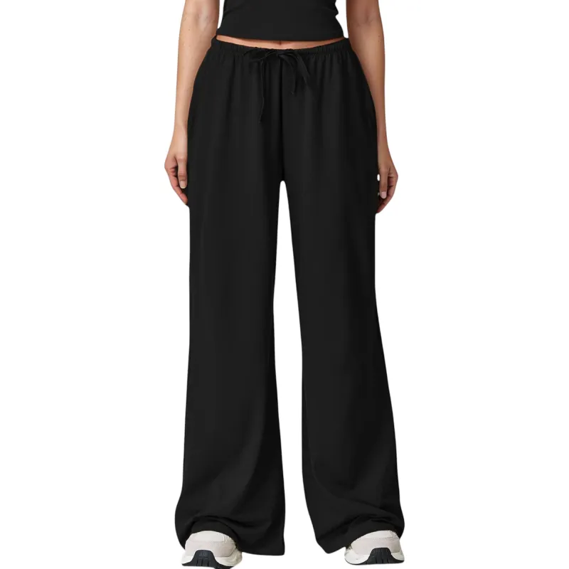 Anna-Kaci Active Women's Wide Leg Lounge Pants with Drawstring Waist and Relaxed Fit for All-Day Comfort sold by Anna-Kaci