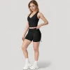 Anna-Kaci Active Women's V-Neck Cropped Tank Top with Racer-Inspired Straps and Smooth Contour Fit for Activewear sold by Anna-Kaci