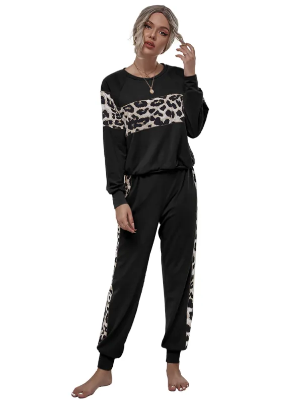2 Piece Leopard Print Jump Suit Set sold by Anna-Kaci