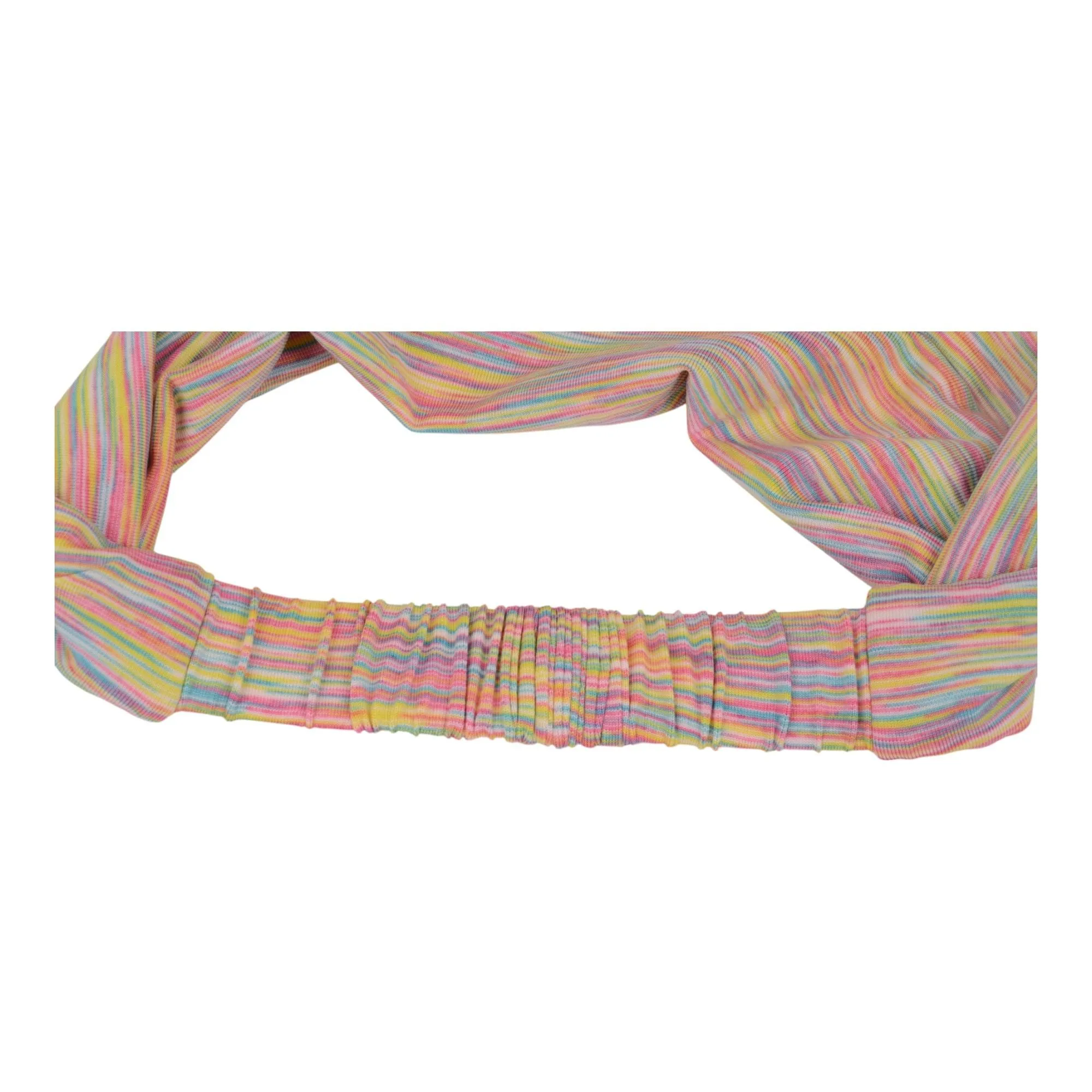 Anna-Kaci Stretchy UV Protection Sports Visor Hat Lightweight Rainbow Stripe Design for Hiking Beach Running Outdoor Travel sold by Anna-Kaci product image thumbnail 5