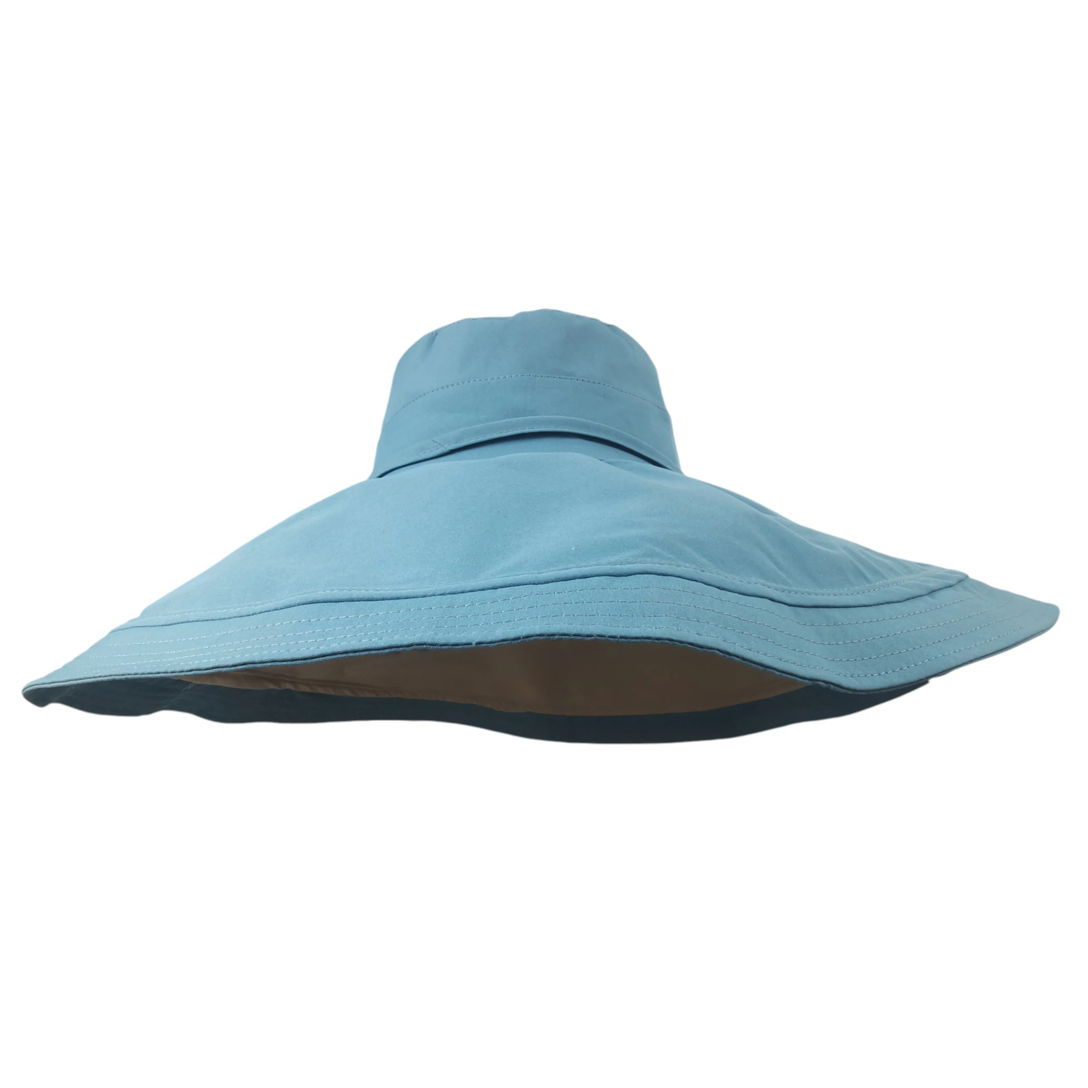 Anna-Kaci Women's Reversible Wide - Brim Sun Hat with Adjustable Chin Strap sold by Anna-Kaci